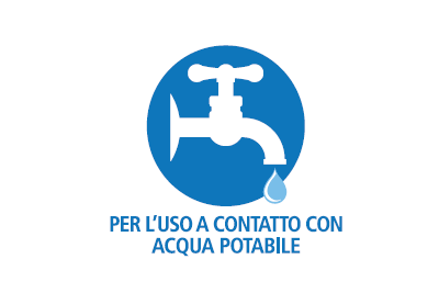 Per uso a contatto con acqua potabile